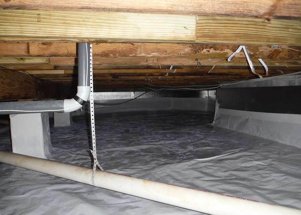 Crawl Space Repair Encapsulating a Crawl Space in Vass, NC Out