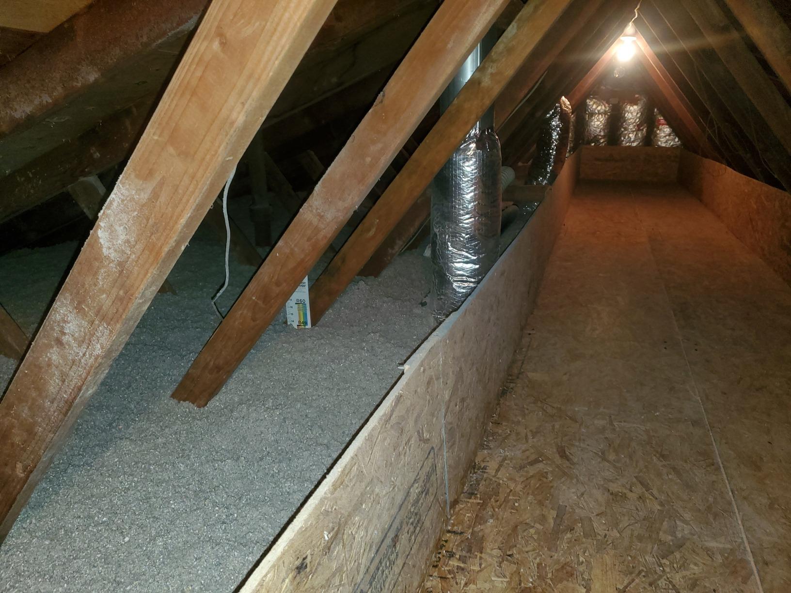 Attic Insulation A Deck For Your Attic! Half and Half
