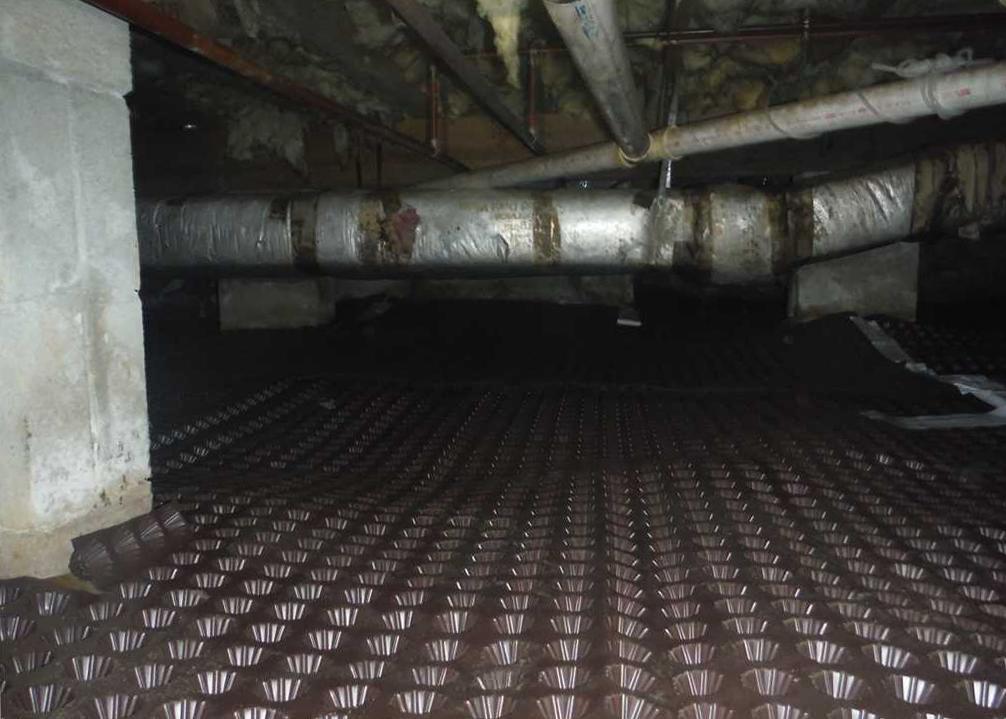 Installing EZ Flow and CleanSpace Crawl Space Encapsulation in