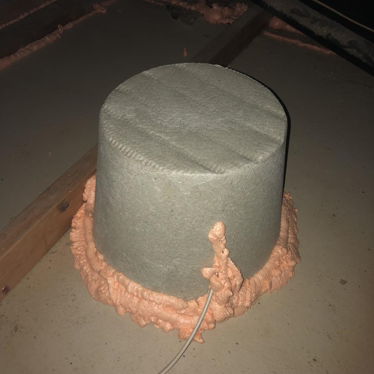 Attic Insulation Encapsulation in Arlington, VA Can Light Covers