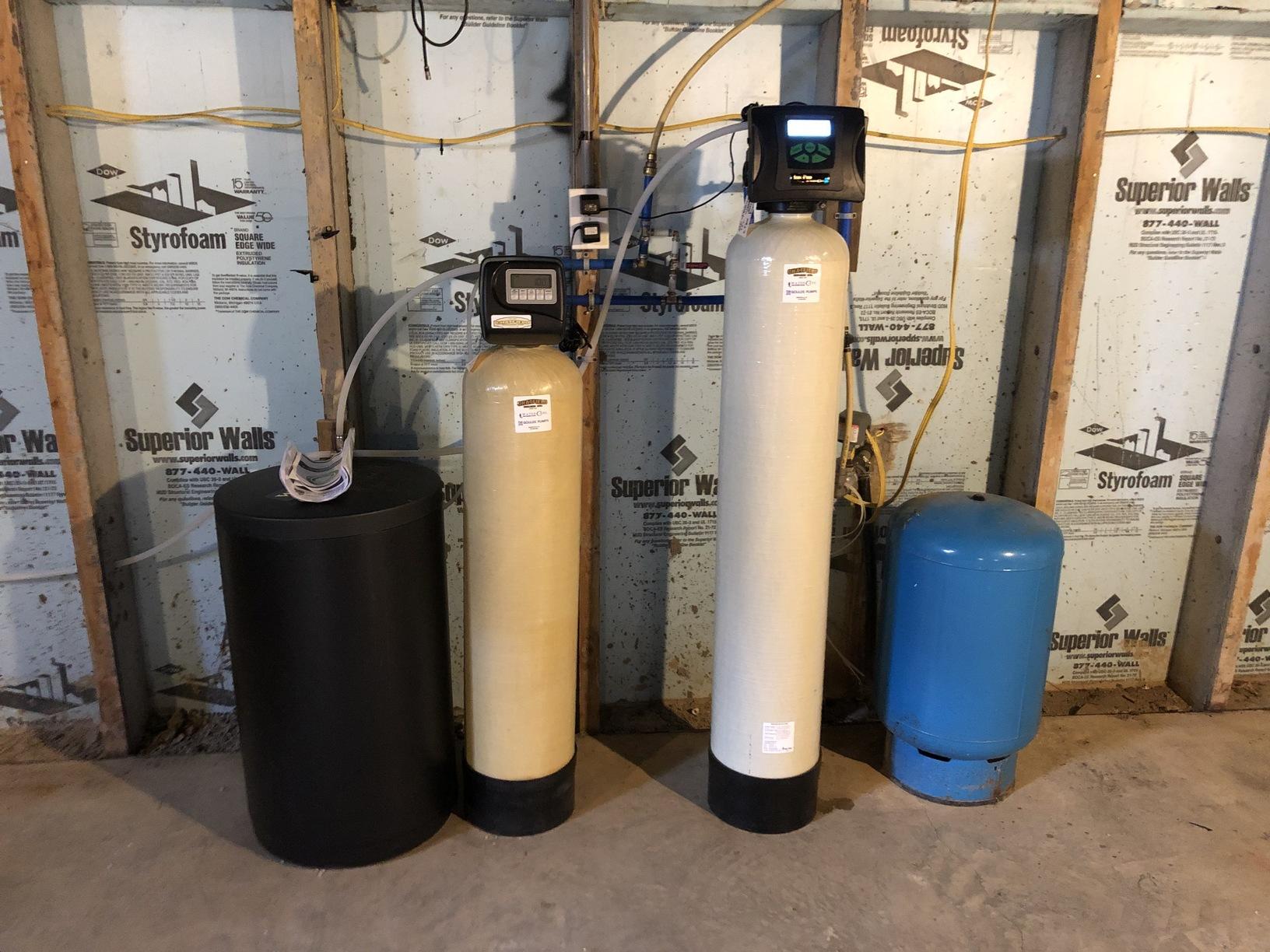 Chatfield WaterCare Installation Combined ironremoval and