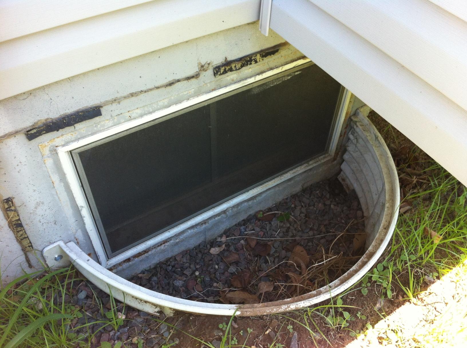 Basement Waterproofing Landscaping Drainage in O'Fallon MO Window