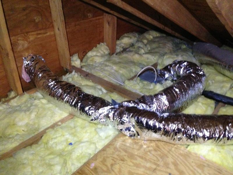 Attic Insulation Problems with Ducts in an Attic Butterfly Damper