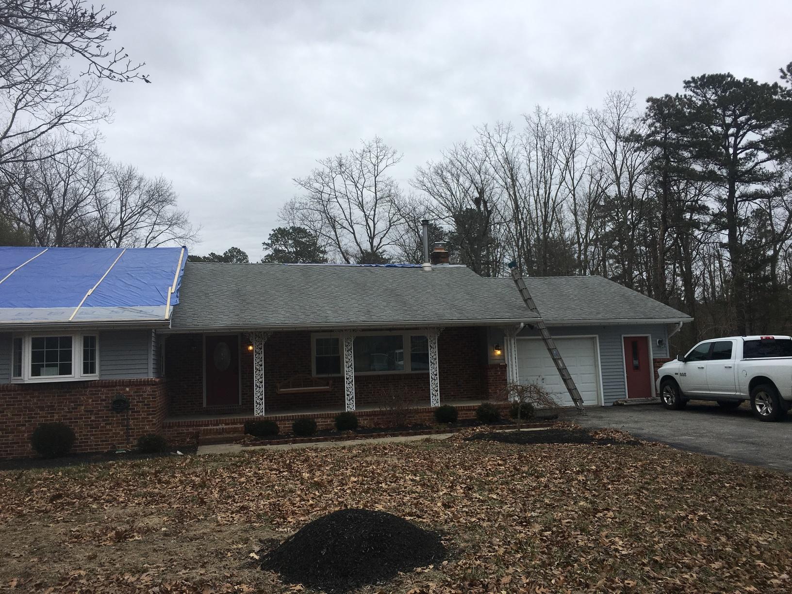 Global Home Improvement Roof Replacement Photo Album Installing