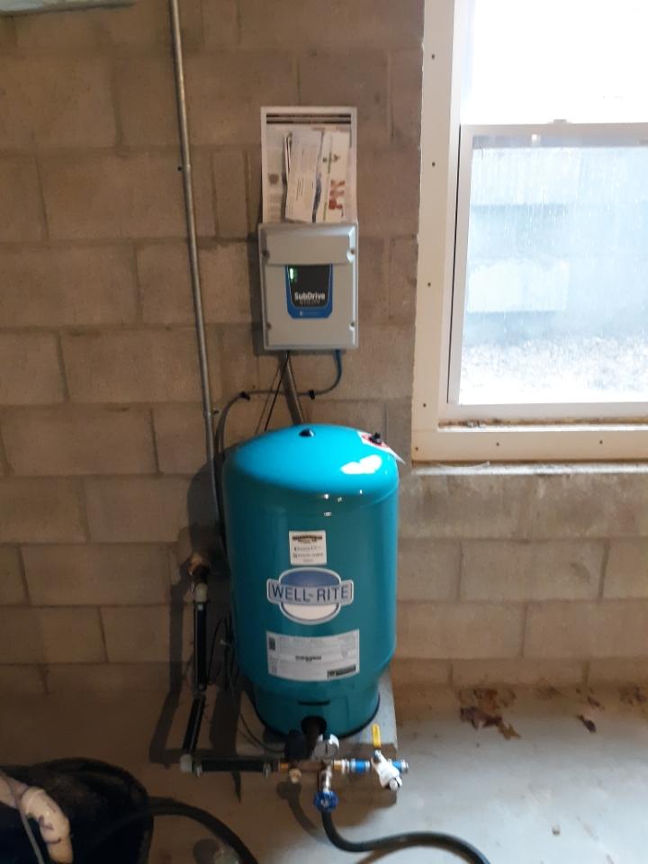 Chatfield WaterCare New water well, well tank, and Franklin Subdrive