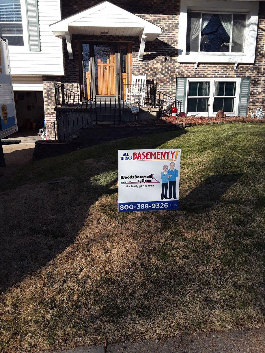 Basement Waterproofing Waterproofing Products Yard Sign