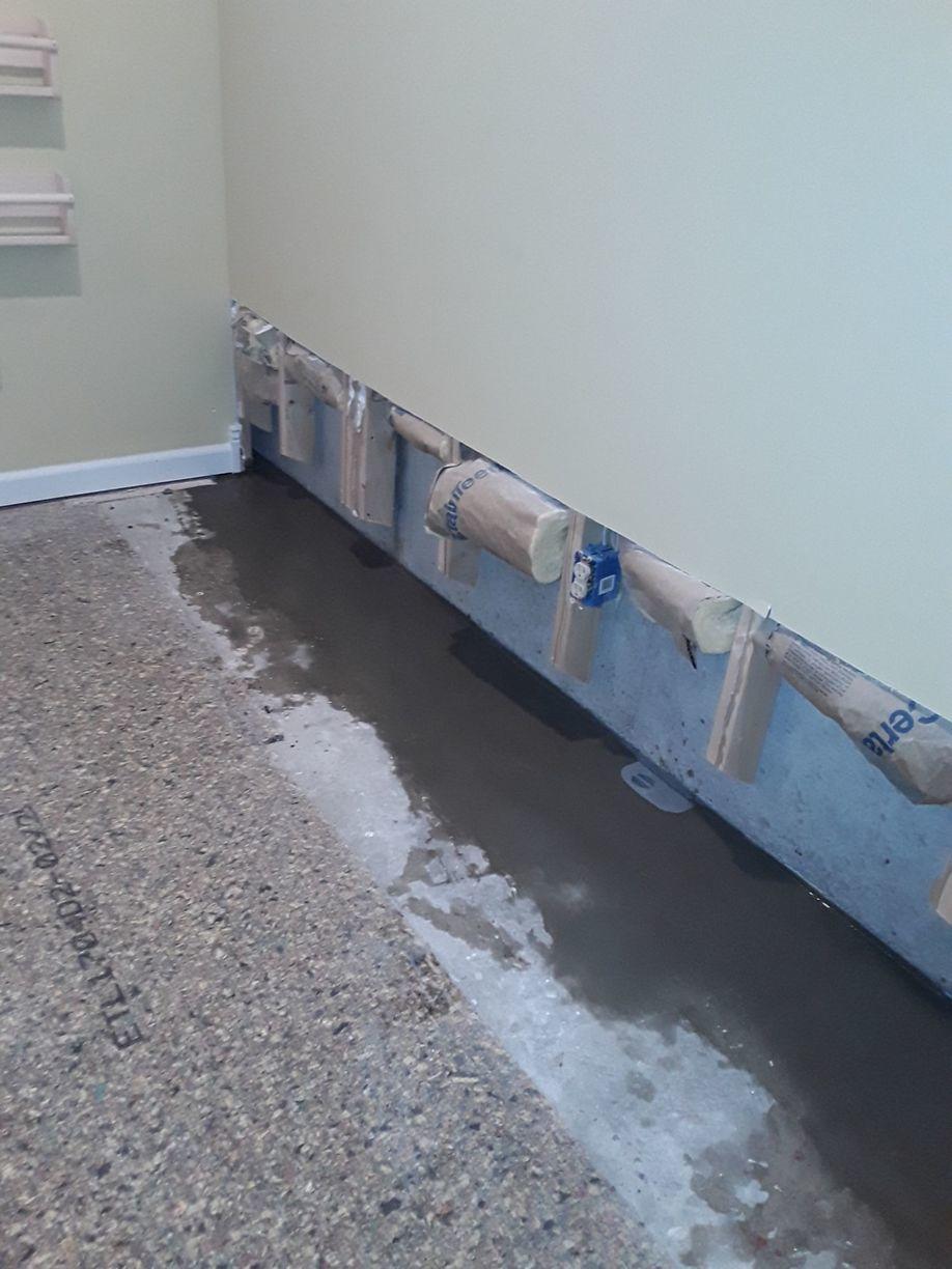 Basement Waterproofing Wet Basement in O'Fallon, MO Finished Basement