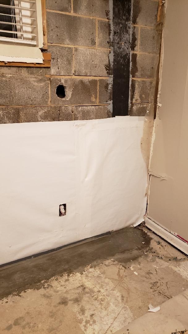 Basement Waterproofing Waterproofing Project in Chattanooga, TN Flooded Basement