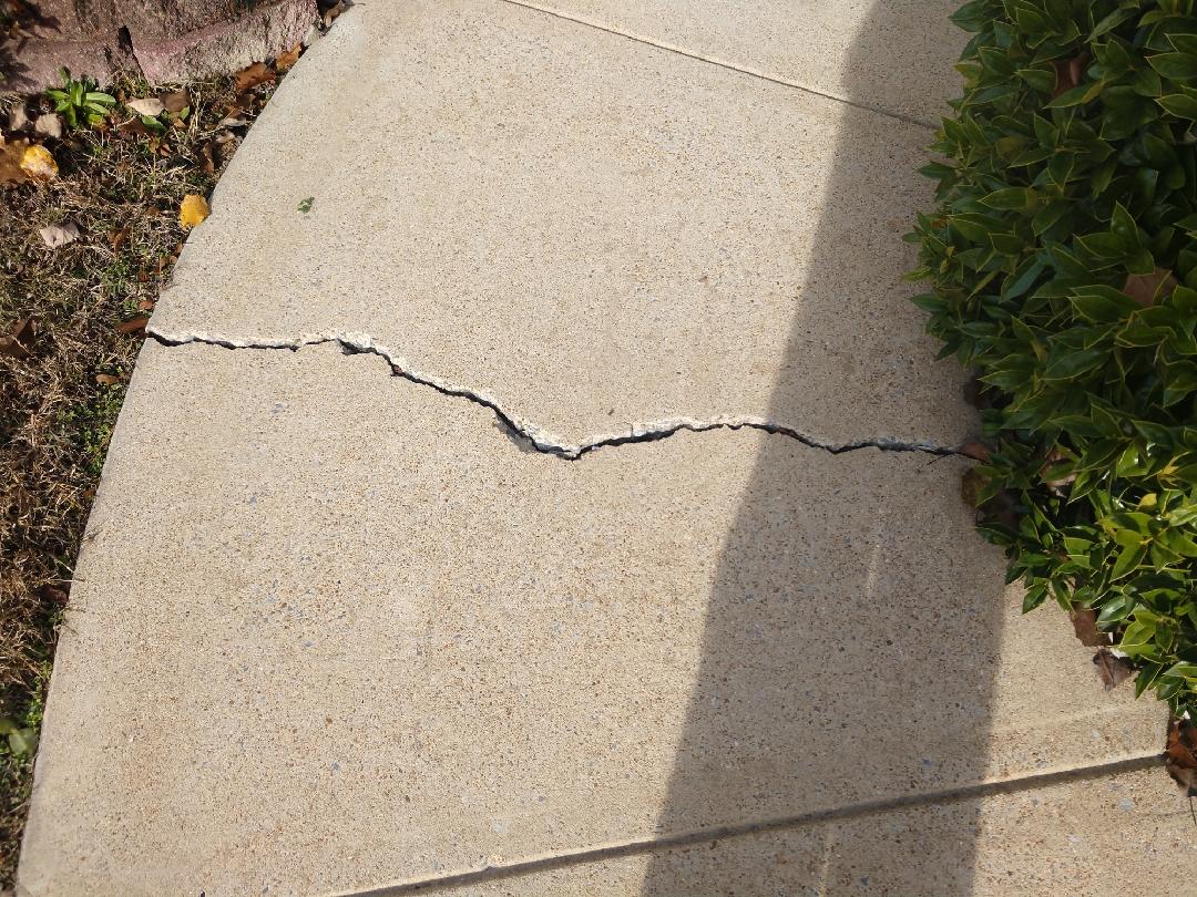 Concrete Leveling Leveling a Sidewalk with PolyLyft in Hixson, TN