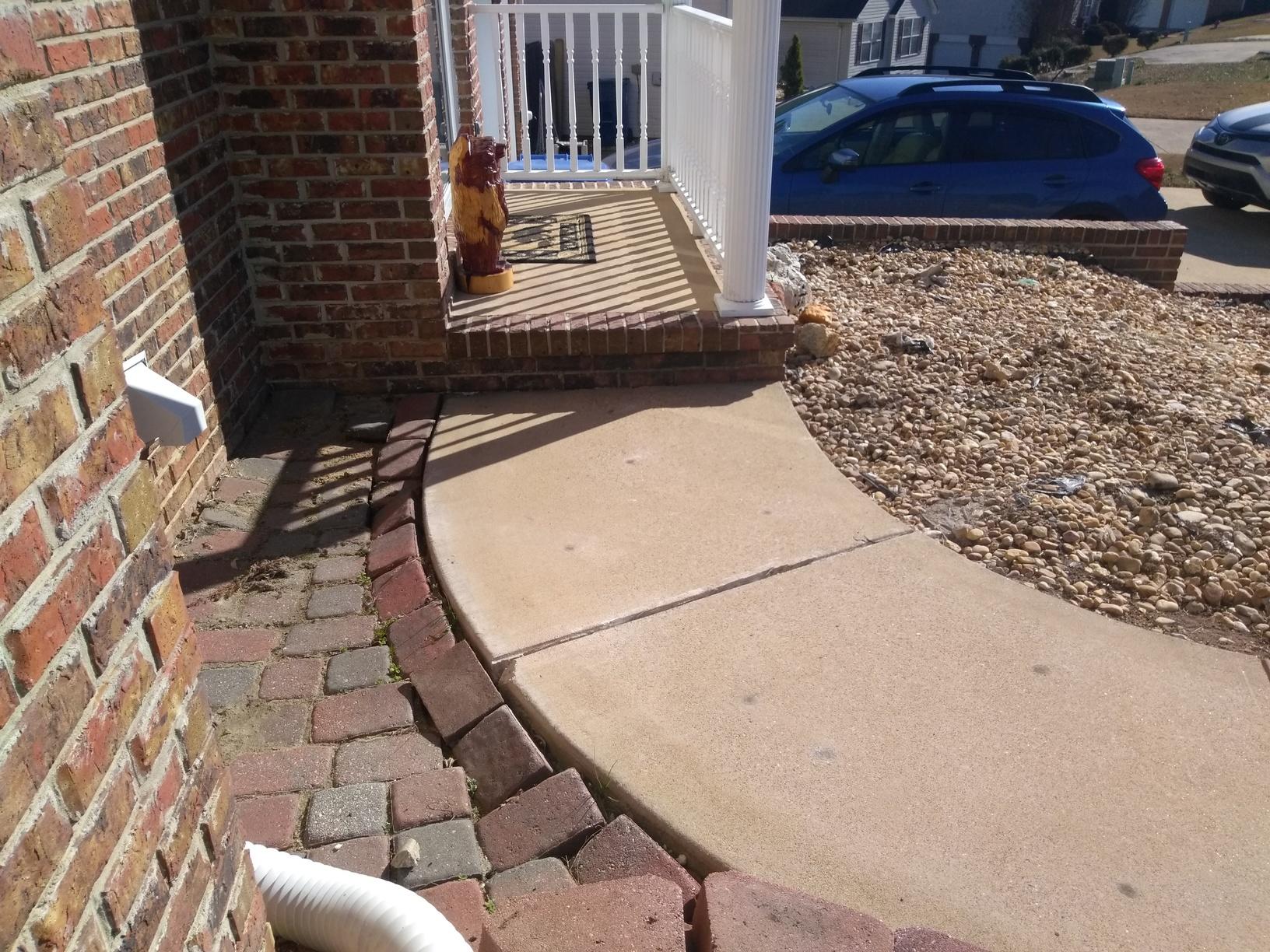 Concrete Leveling Leveling a Sidewalk with PolyLyft in Hixson, TN