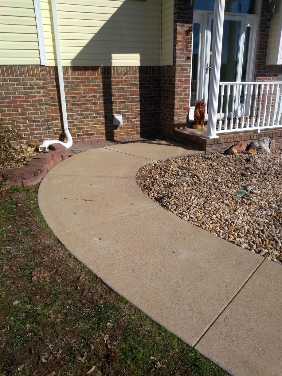 Concrete Leveling Leveling a Sidewalk with PolyLyft in Hixson, TN