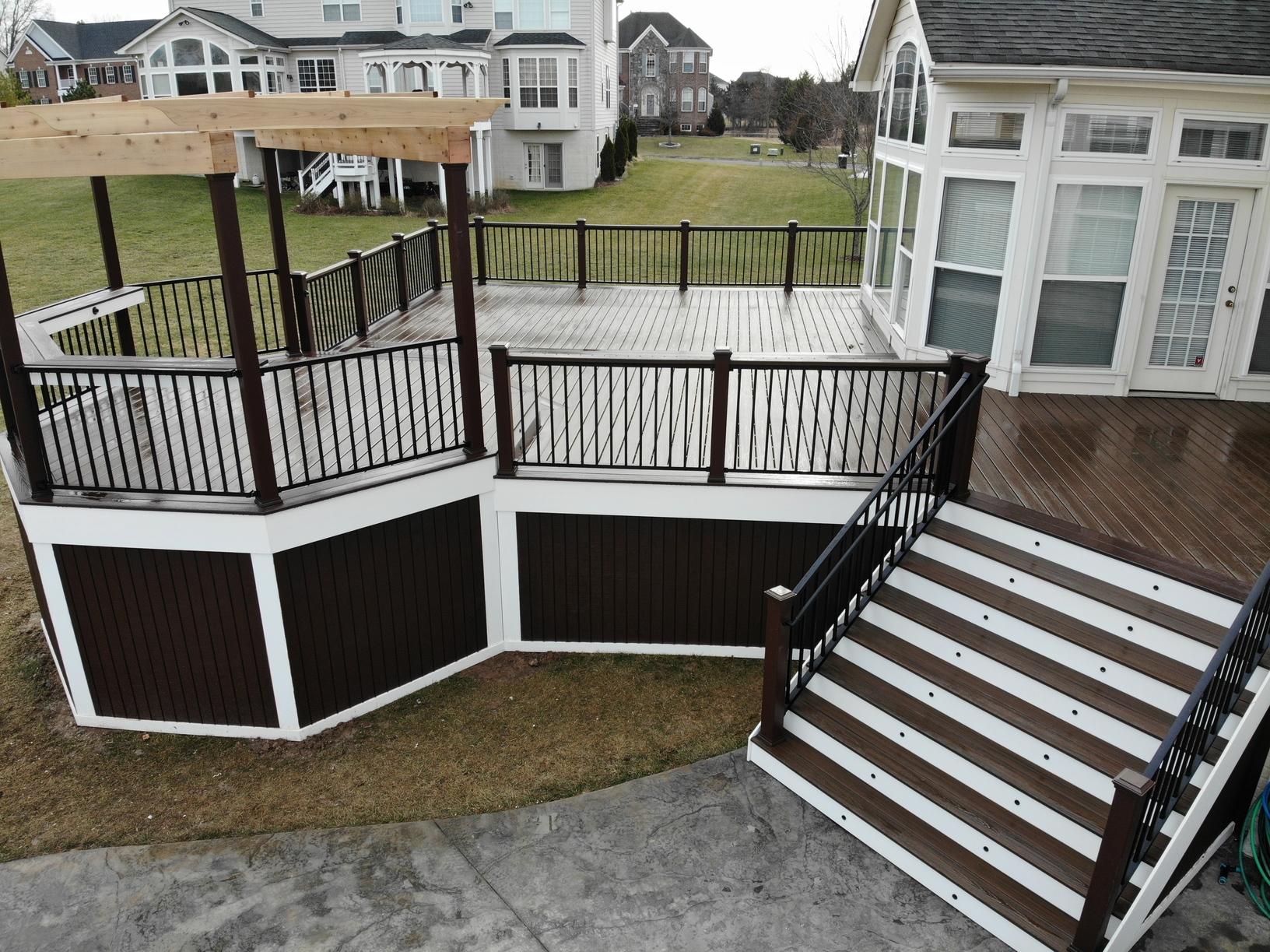 Deck Collectionlow MaintenanceNorthern VA TREX Deck and Pergola