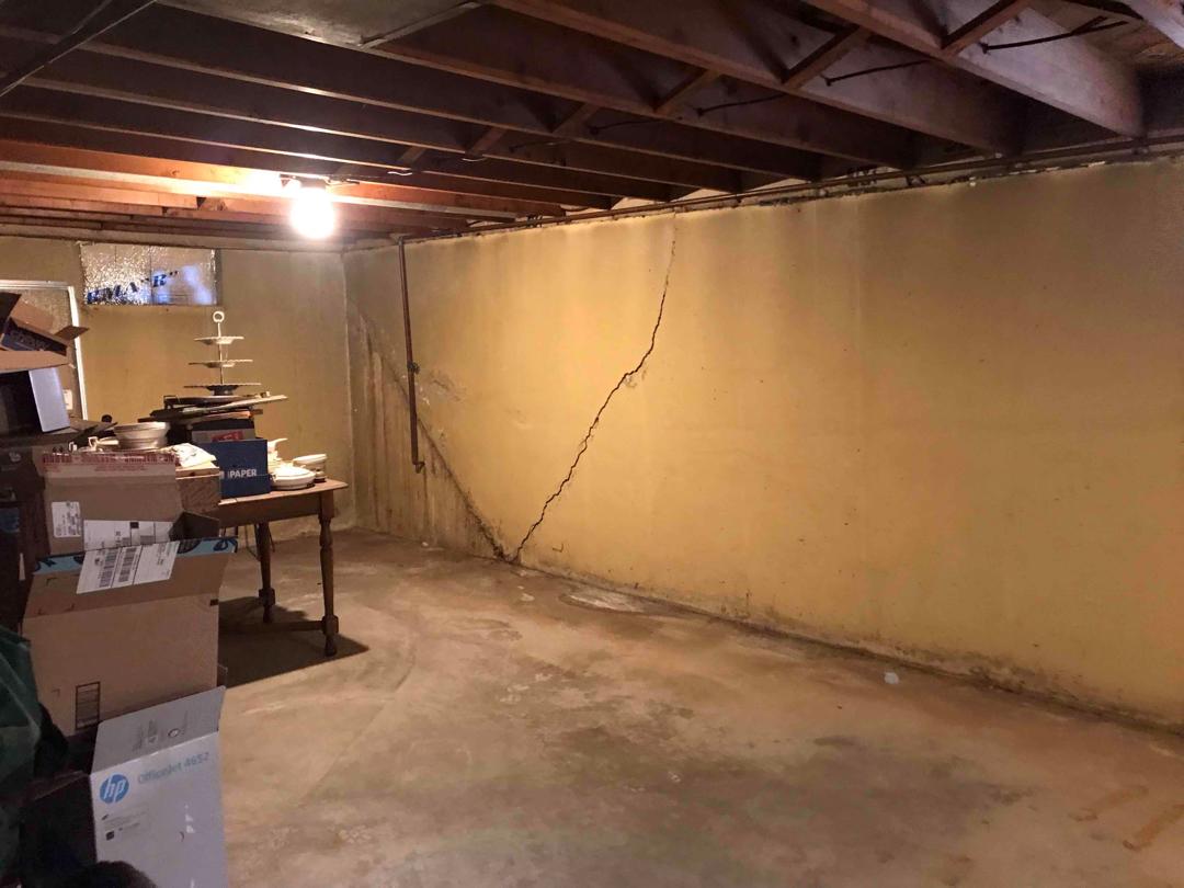 Foundation Repair Foundation Solution with GeoLock Wall Anchors Cracked Foundation