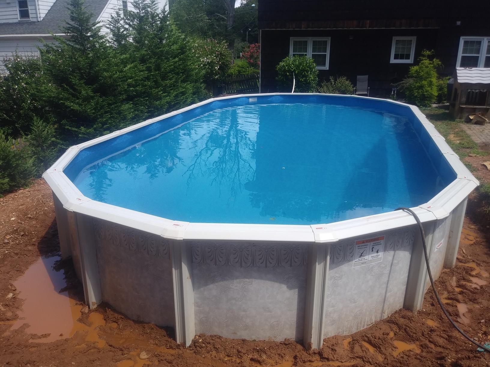 Doughboy Pool Installation in Metuchen, NJ Doughboy Pool Installation