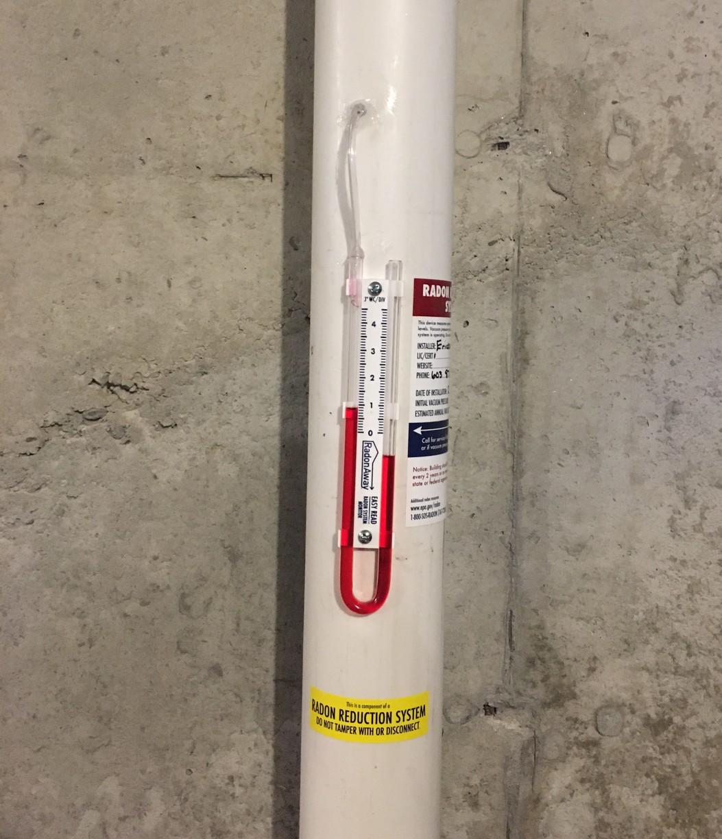 Radon Gas Mitigation Radon Mitigation System, North Andover, MA