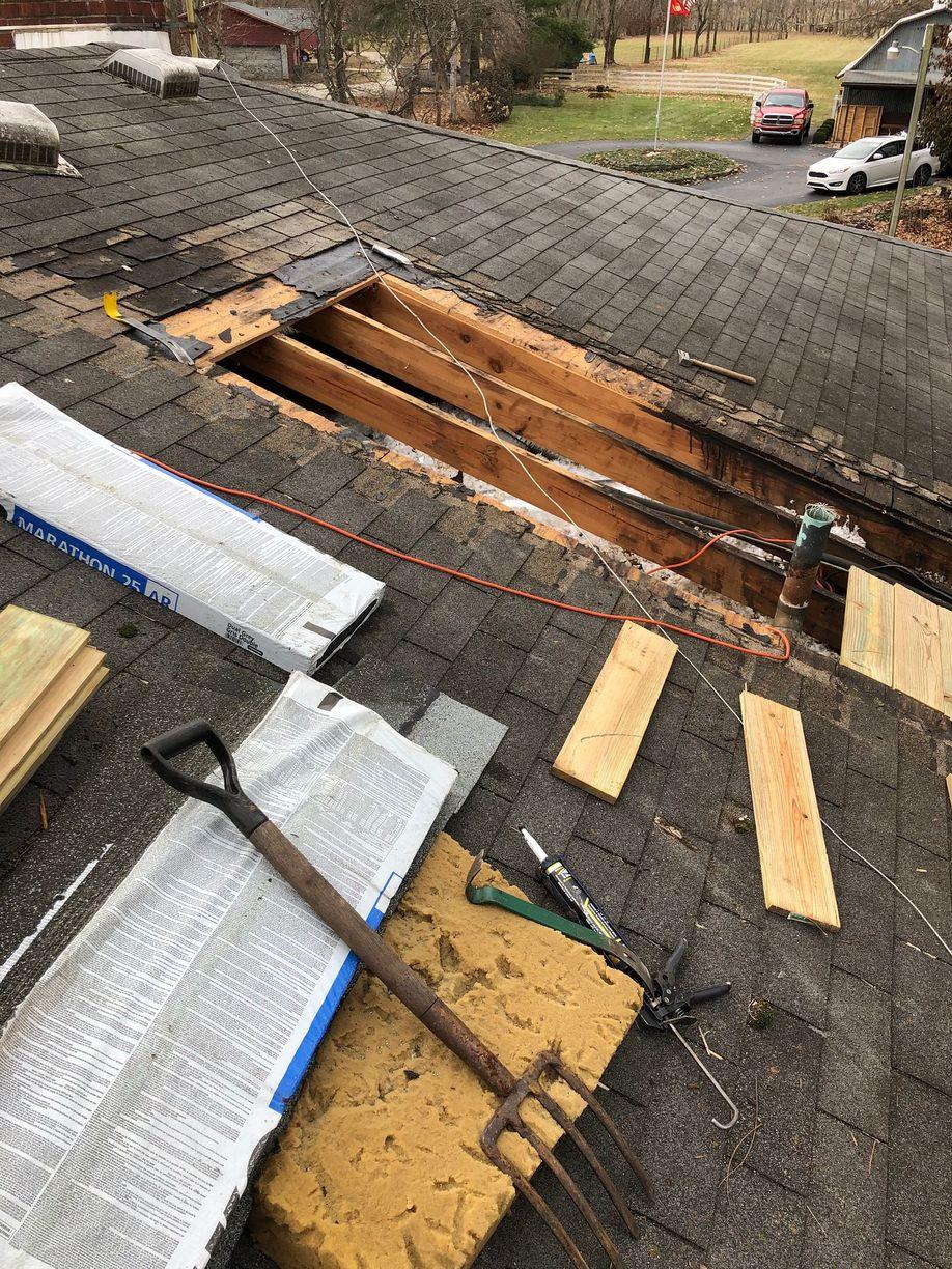 Roof Repair Large Roof Repair due to Nail Pops in Waldron, IN