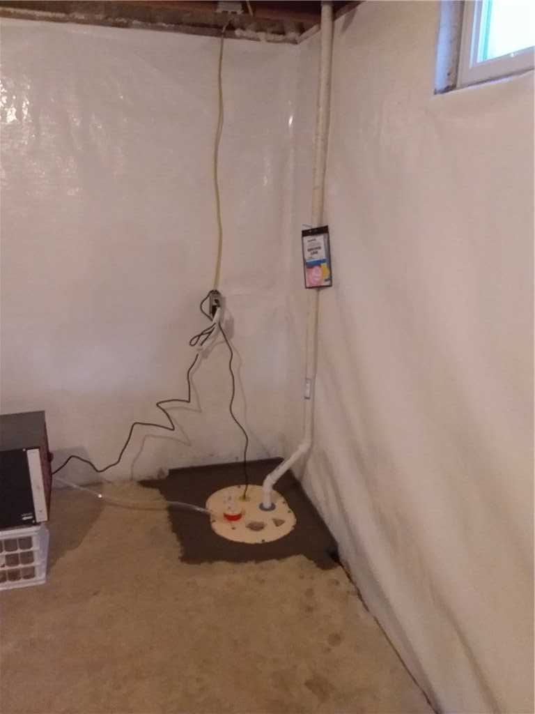 Sump Pump Upgrade and SunHouse Window Well Installation SuperSump