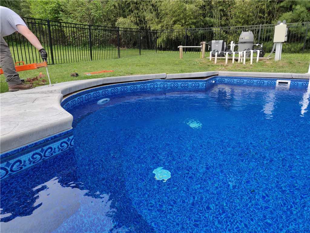 Concrete Lifting and Leveling Sinking Pool Deck Level