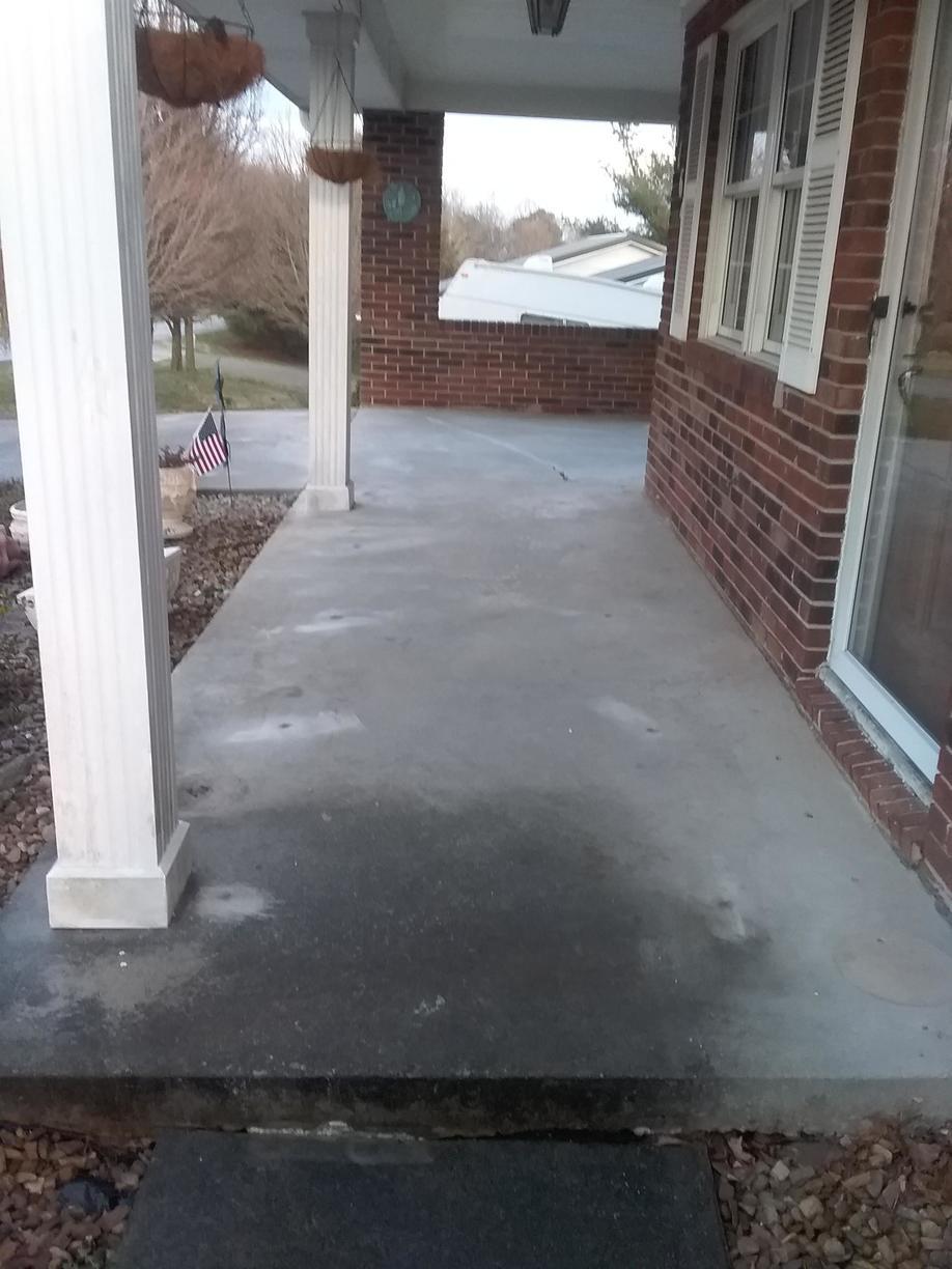 Concrete Leveling Raising a Concrete Porch in Whitesburg, TN