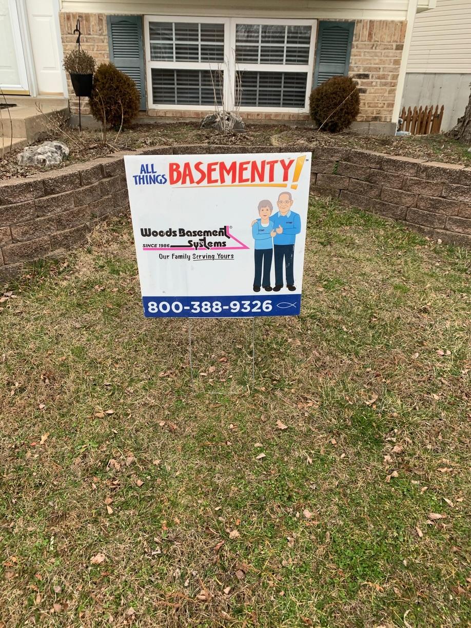 Basement Waterproofing Patented Waterproofing Products Yard Sign