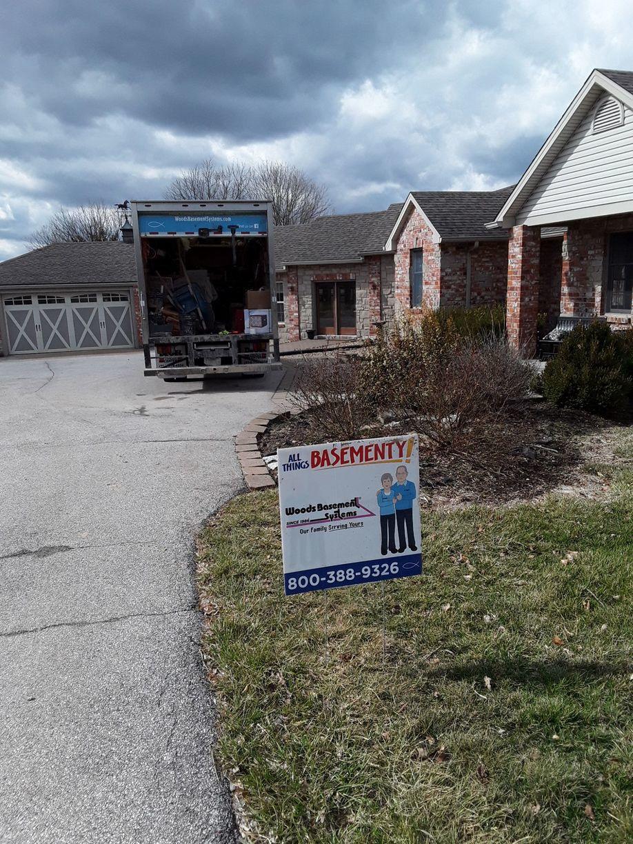 Basement Waterproofing Union, Missouri Waterproofing System Yard Sign