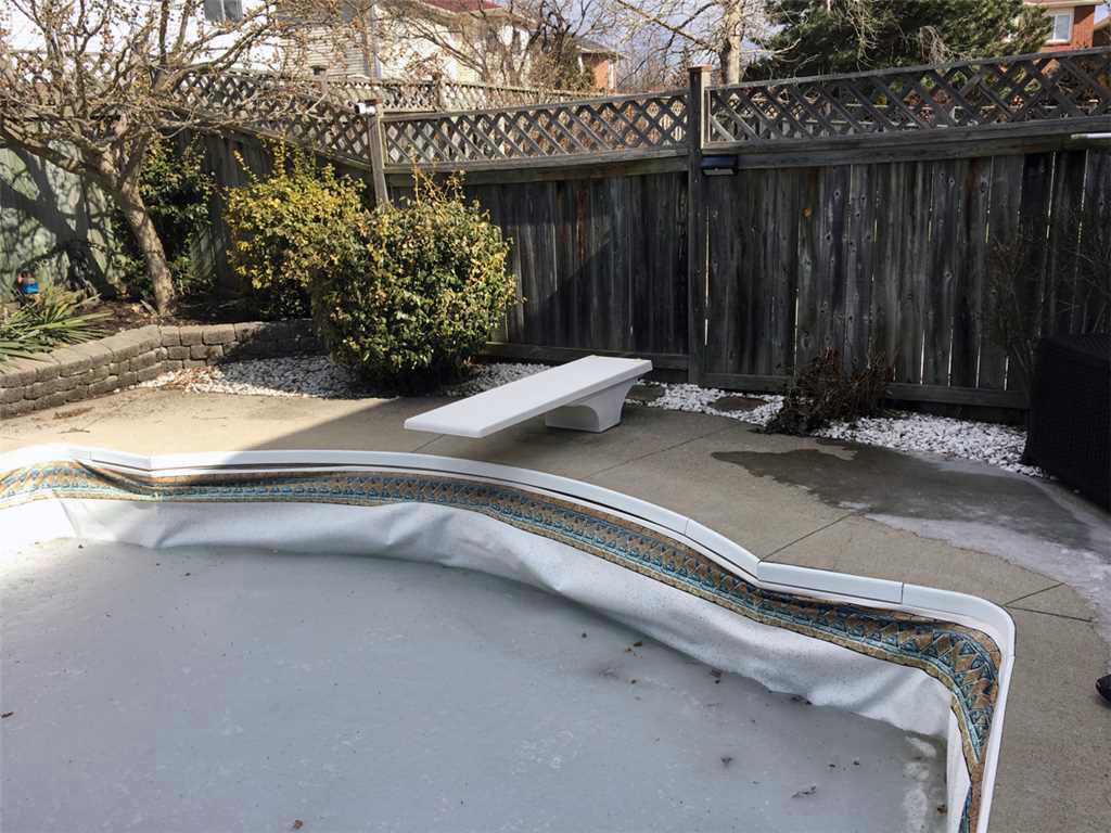 Sinking Pool Deck Threatens Family in Mississauga, Ontario Pool Deck