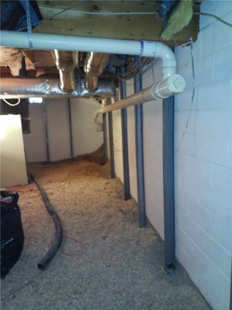 block bowing walls foundation repair brace power md braces