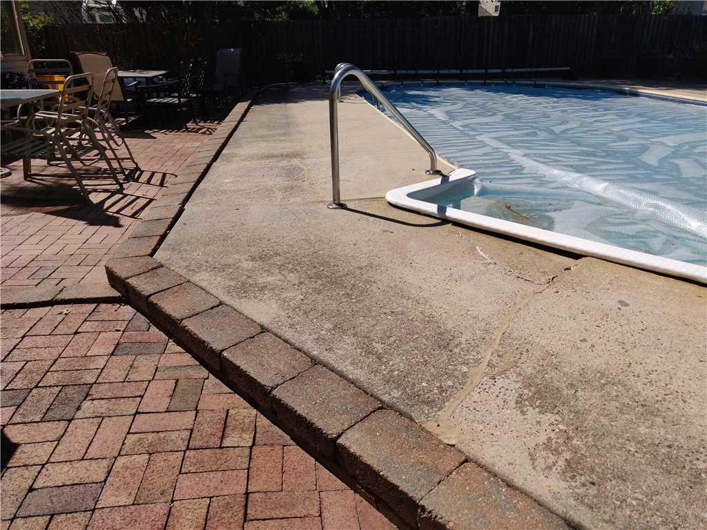 Concrete Lifting and Leveling Sinking Pool Deck in Delran, NJ After