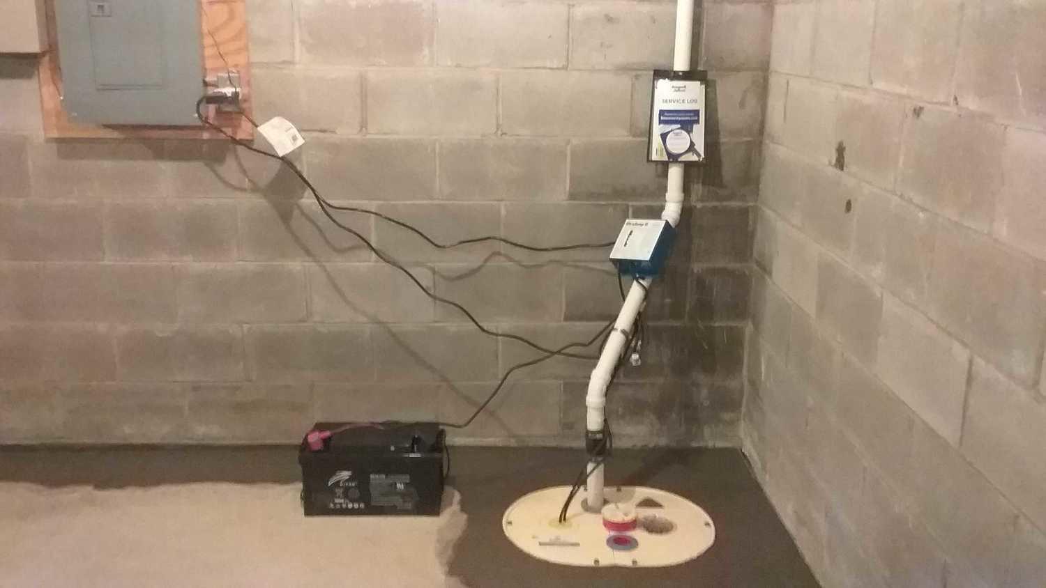 Basement Waterproofing UltraSump Sump Pump Installation in Columbus