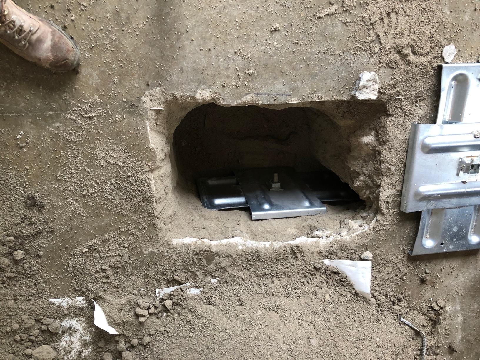 Foundation Repair GeoLock Wall Anchor System Tightening Anchors