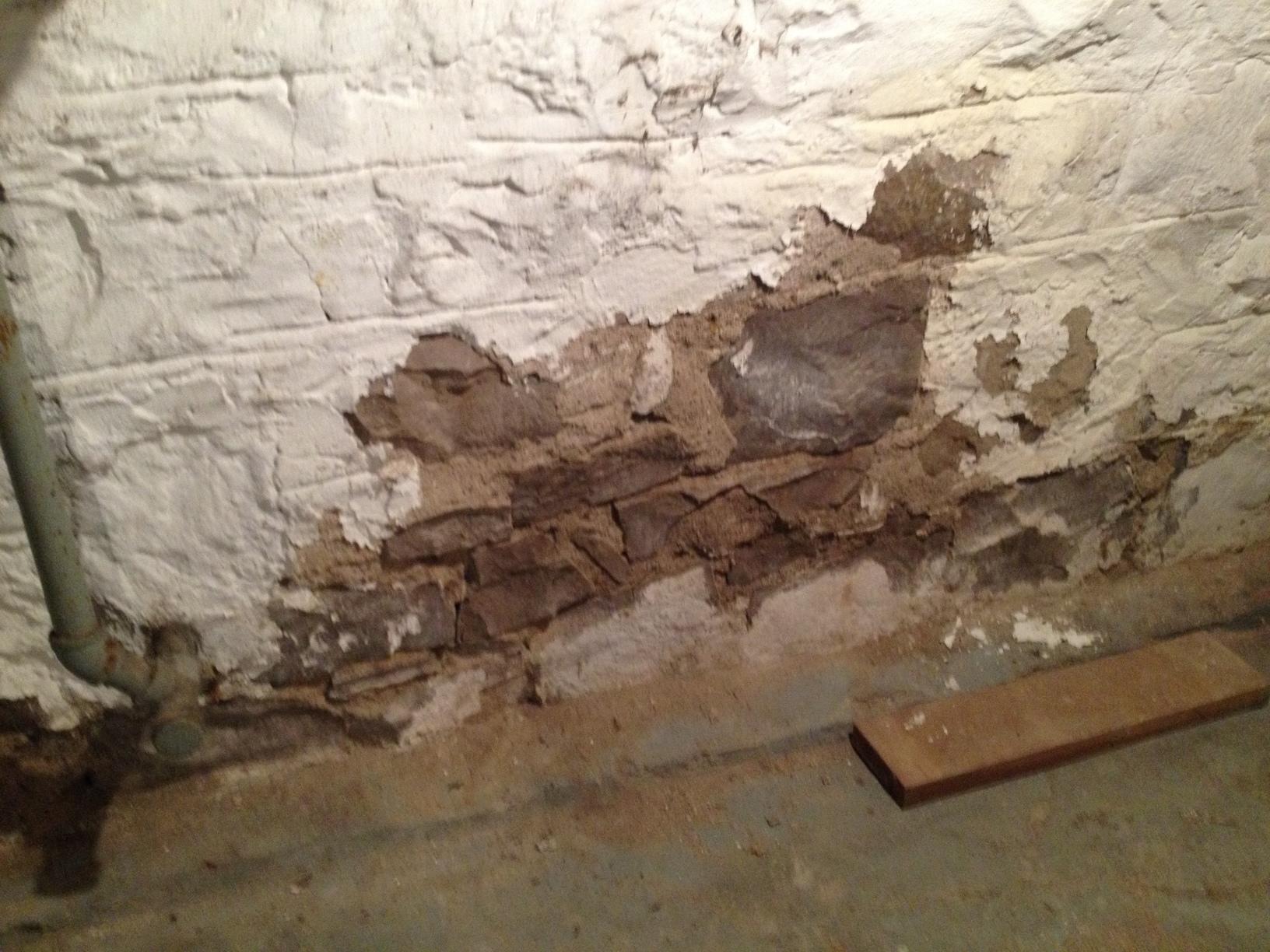 Basement Waterproofing Waterproofing A Stone Foundation Close Up Of The Stone Foundation In St Louis