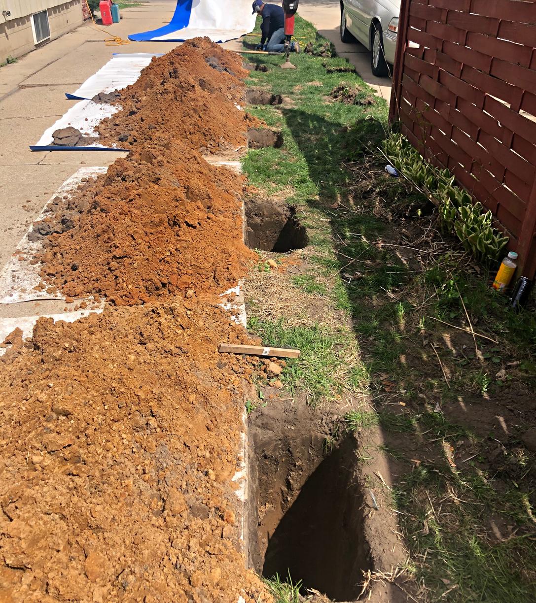 Foundation Repair Wall Anchors Restore Foundation Wall in Rochester