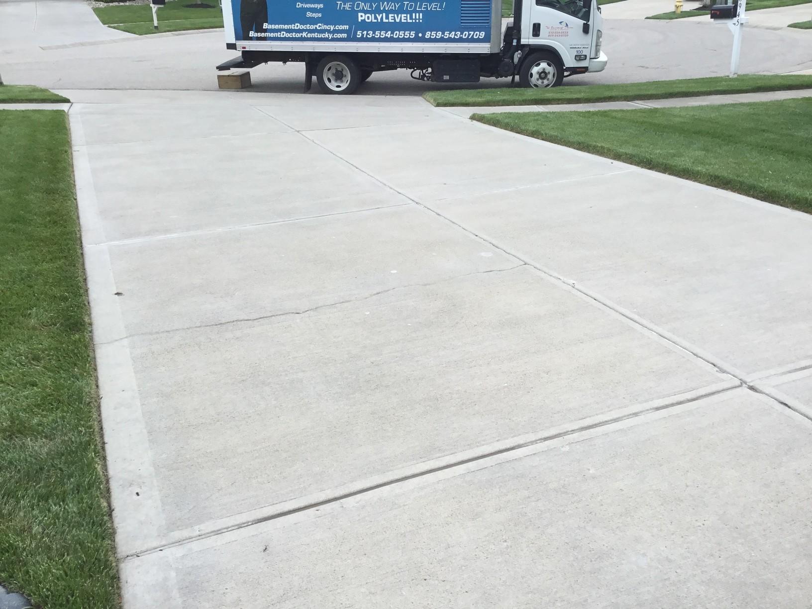 Concrete Lifting and Leveling Polylevel Injection used to raise