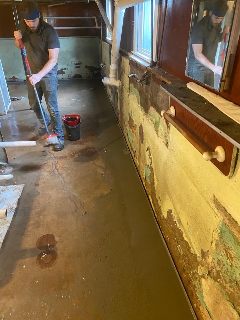 Basement Waterproofing Waterproofing Basement in Sesser, IL Cleaning Up