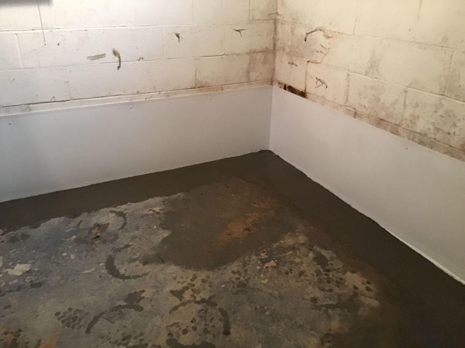 Basement Waterproofing - WaterGuard Interior Perimeter Drain in ...