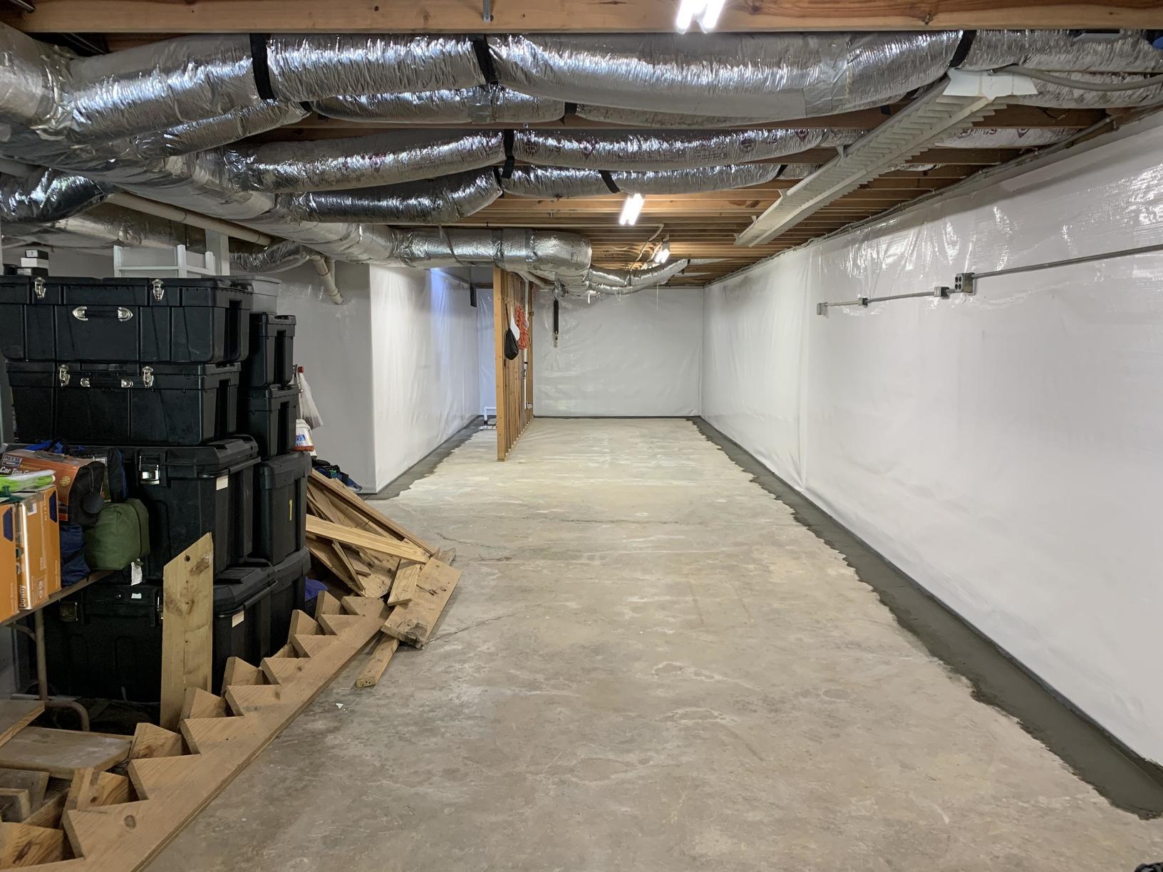 Basement Waterproofing - Waterproofing Project in Mc ...