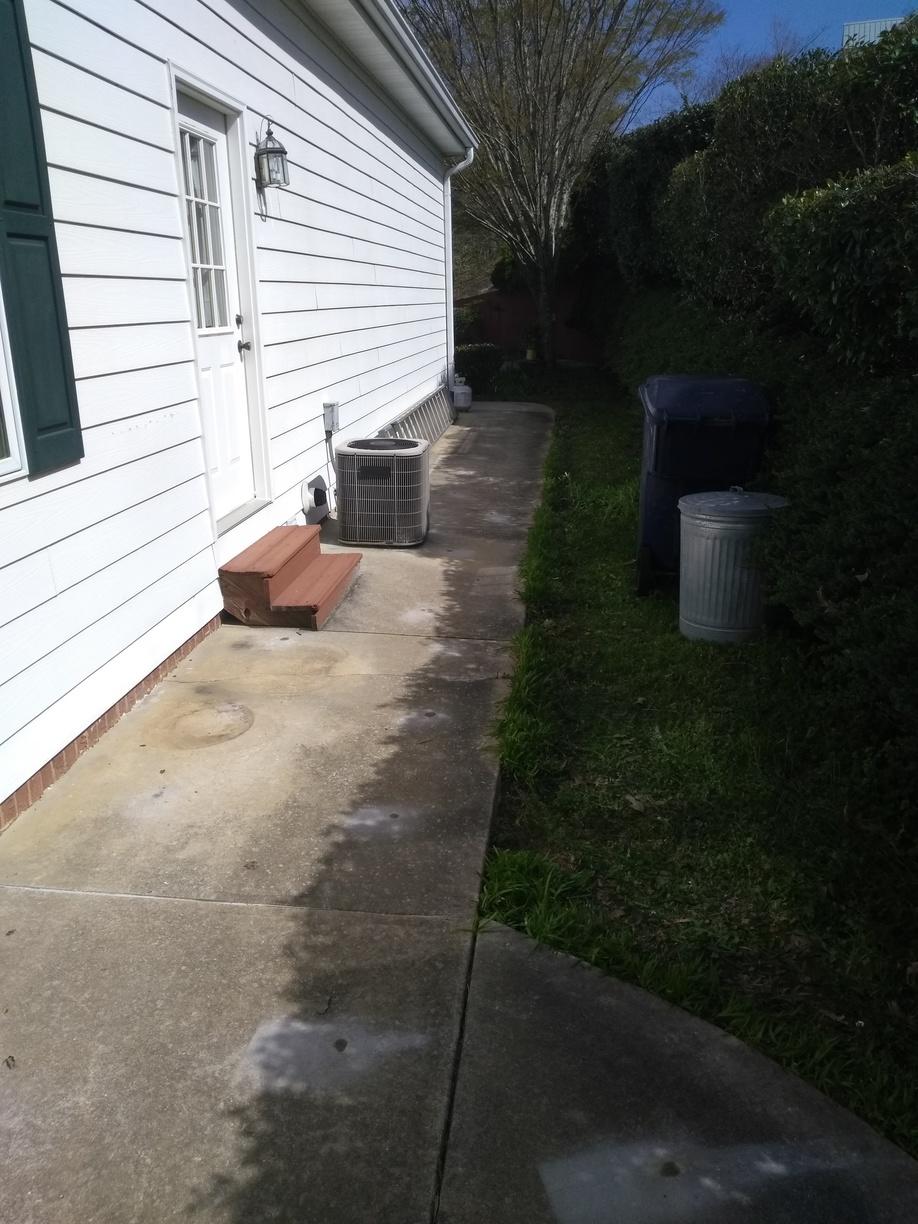 Concrete Leveling Raising a Patio Slab in Birchwood, TN Work in Progress
