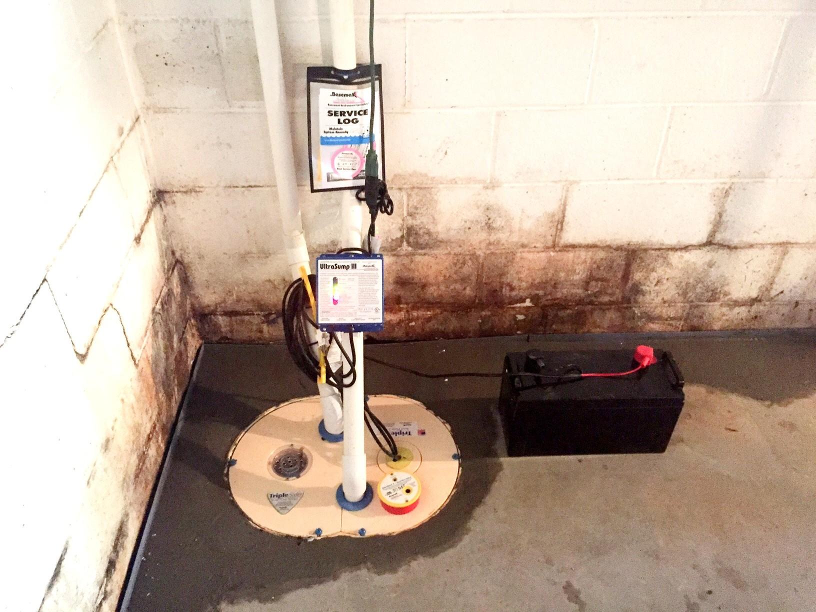 Basement Waterproofing Sump Pump Annual Maintenance in Arcadia, IN TripleSafe Sump Pump