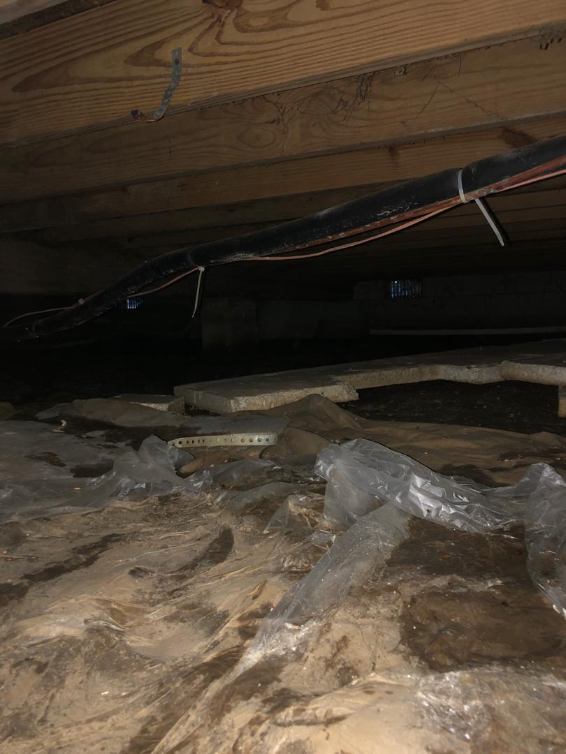 Sumner, IL Crawl Space Transformation The Truth on Dirt Crawl Spaces