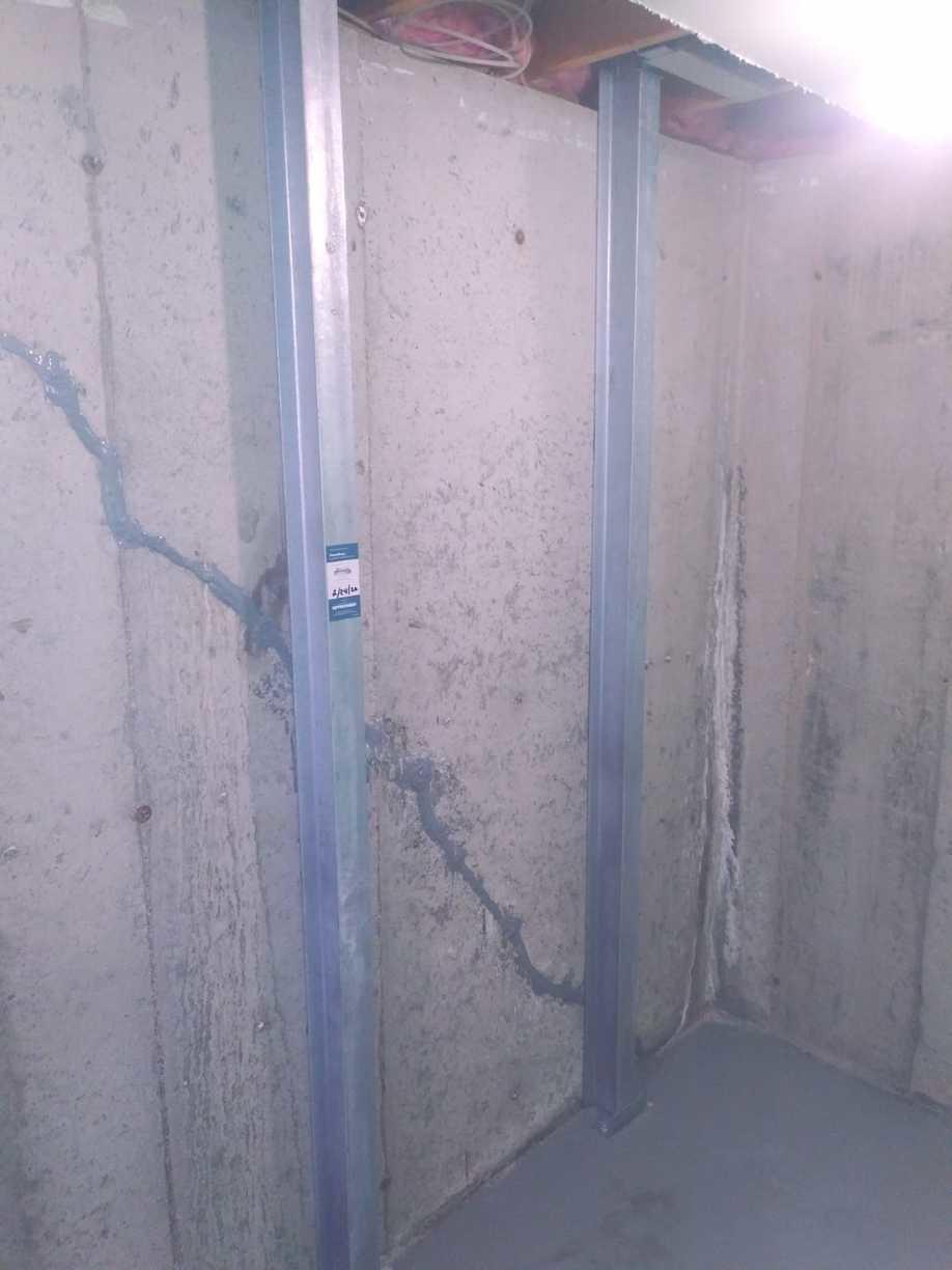 Cracked and Leaning Walls, Manchester, NH Wall Stabilization