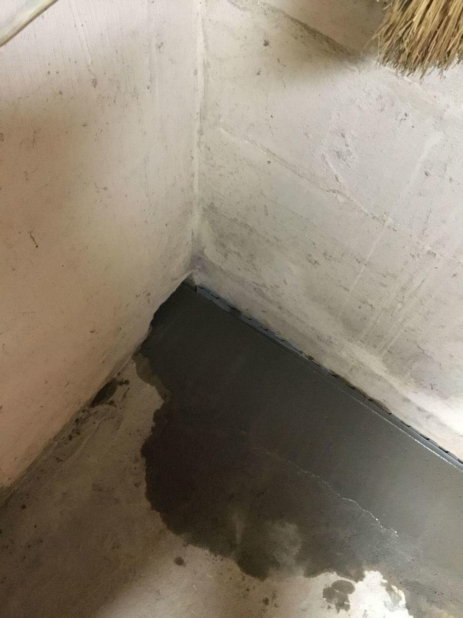 WaterGuard used to prevent water seeping into a basement in Cincinnati
