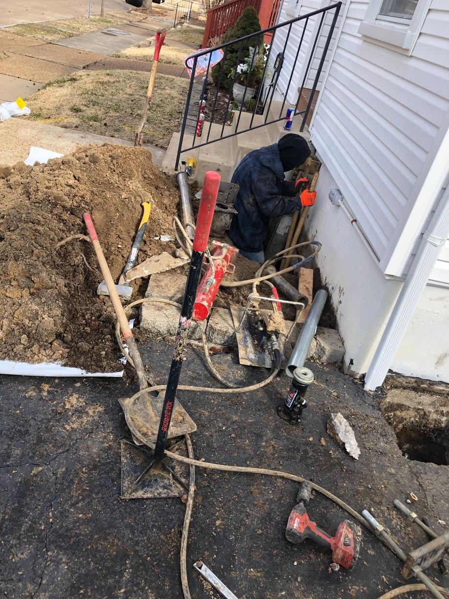 Basement Waterproofing Lifting the Foundation with PushPier System