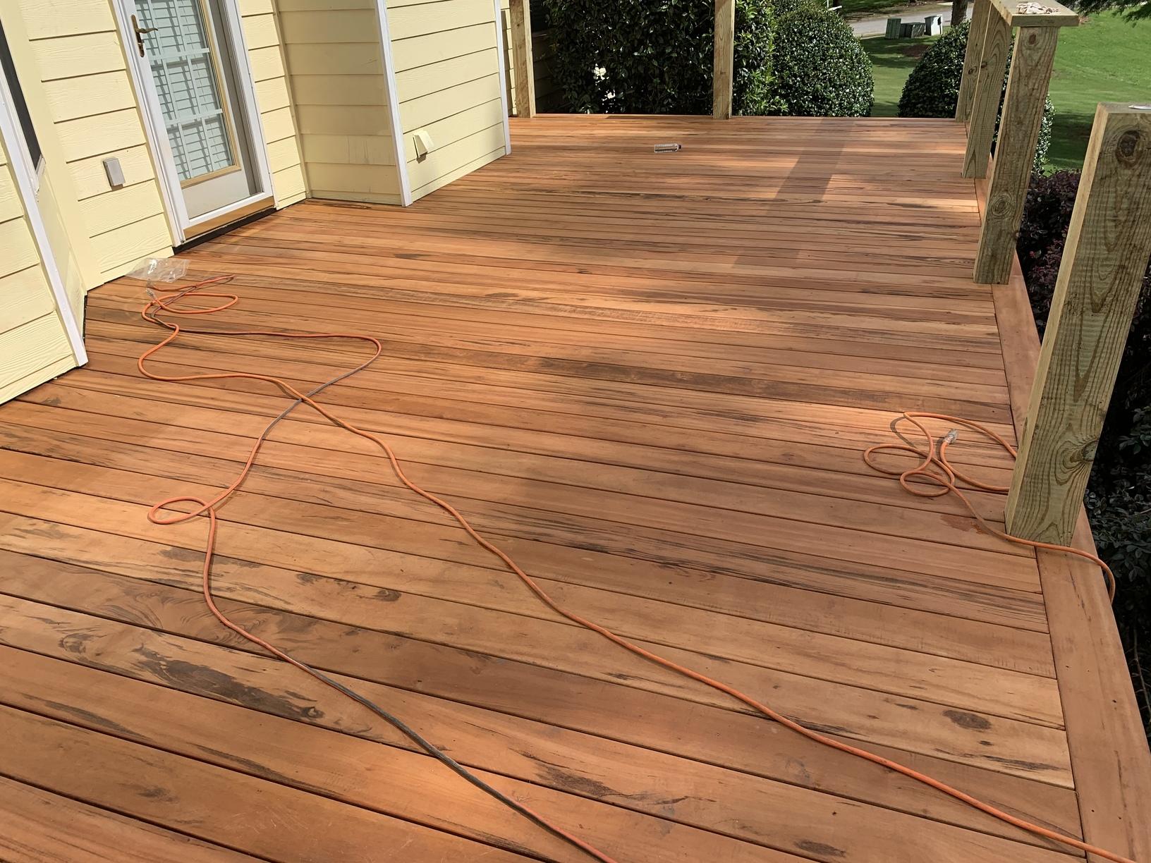 Deck Installation Tiger Wood Tiger