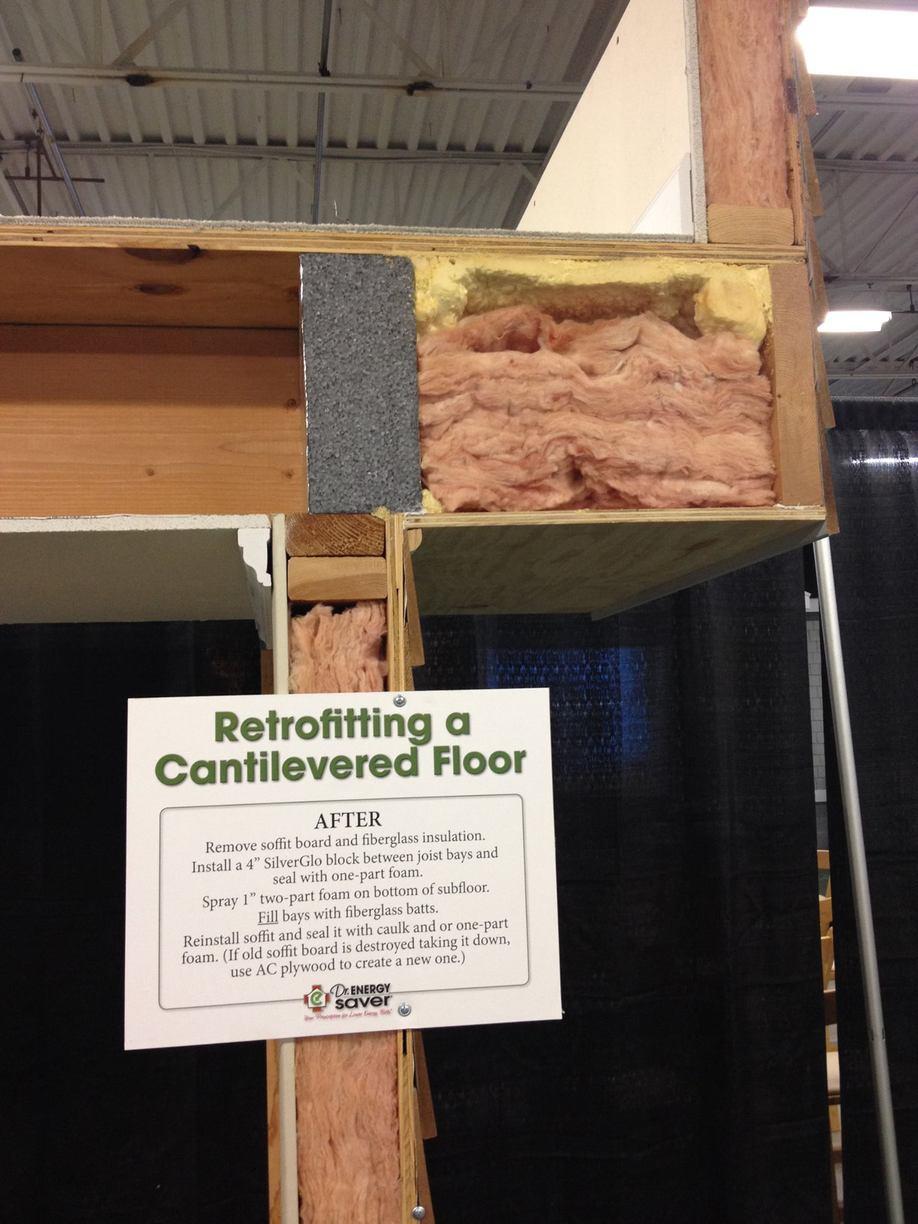 Attic Insulation Attic Insulation Retrofitting a Cantilevered Floor