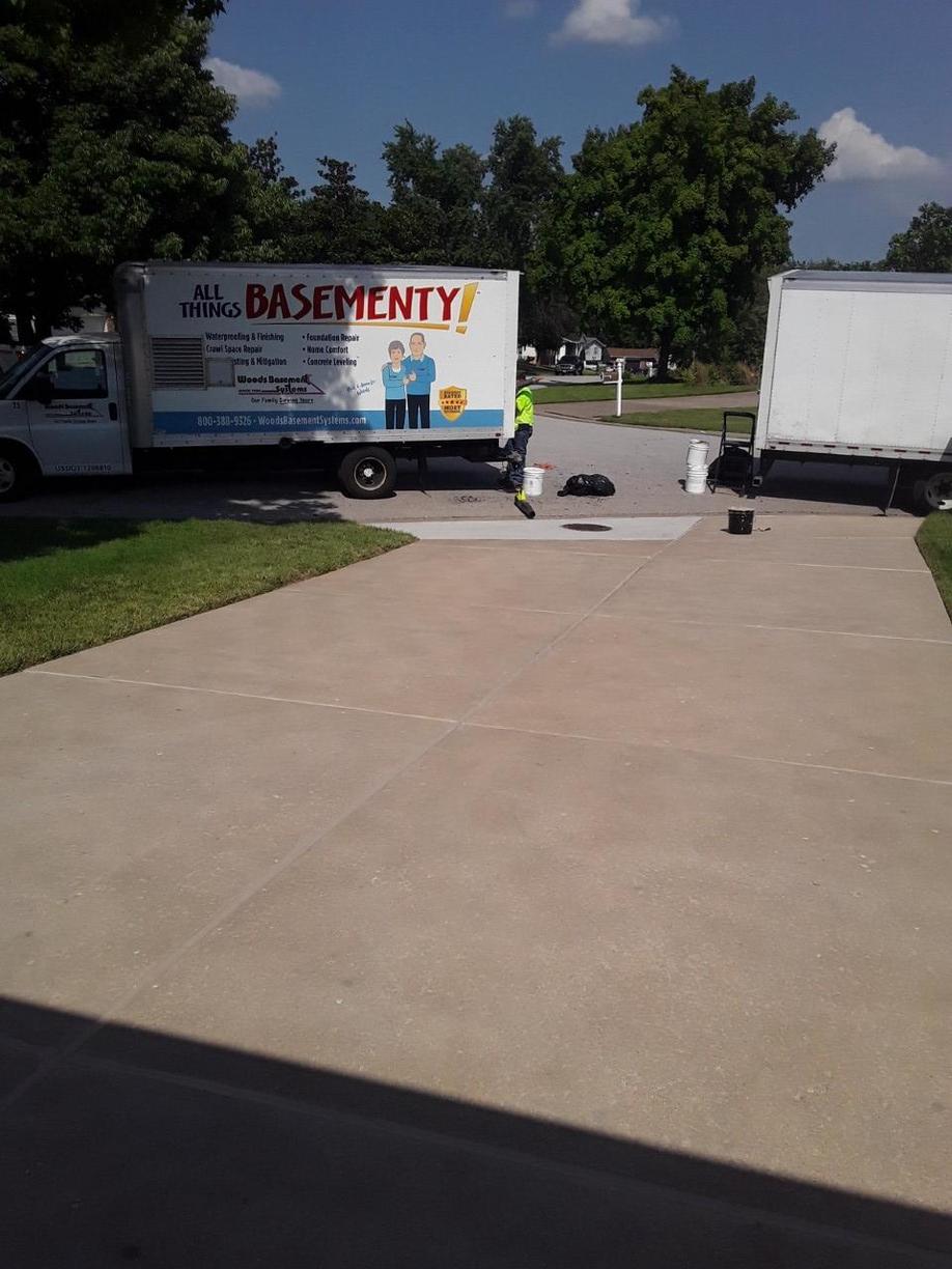 Concrete Leveling with PolyLevel System Saint Charles, MO Leveling