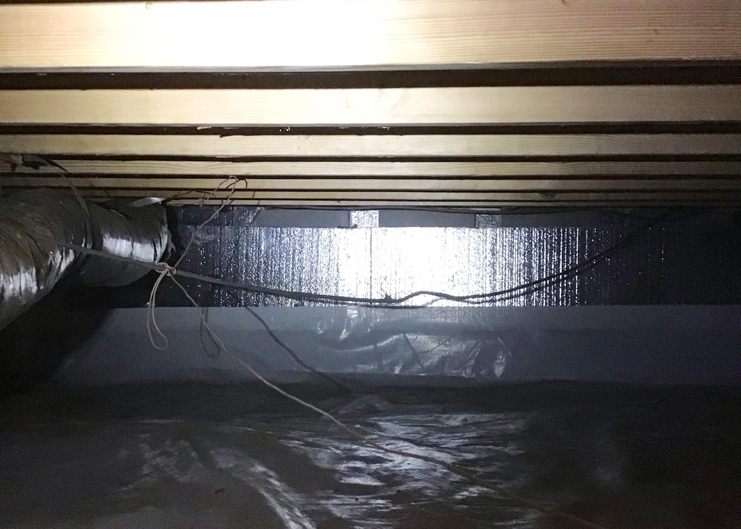 Fixing A Dirty Crawl Space In Ellerbe NC SilverGlo Insulation Panels fixing-a-dirty-crawl-space-in-ellerbe-nc-silverglo-insulation-panels