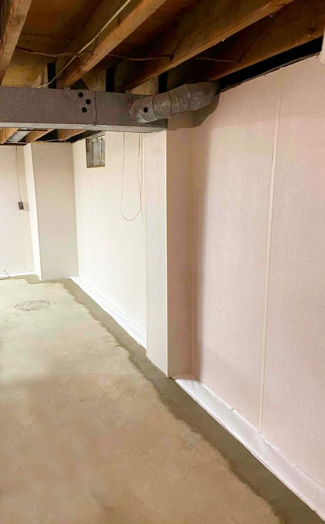 Wet Basement in Logansport, IN ZenWall Insulated Basement Wall Panels