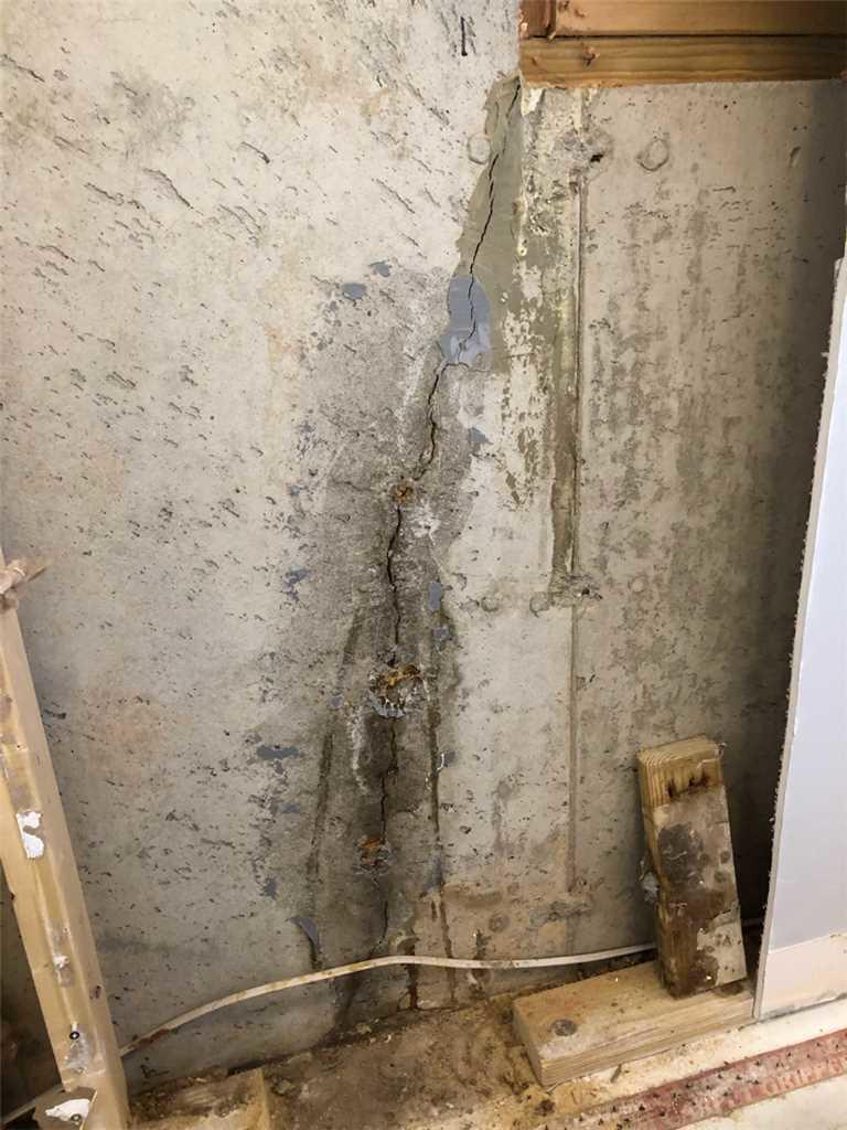 Foundation Repair Crack Repair in Valparaiso, Indiana Hairline Crack