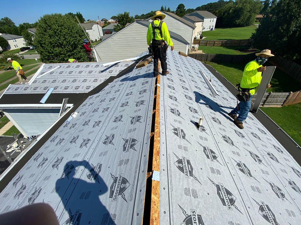 Replacing Leaking and Cheap Roof in Kernersville, NC Applying Our