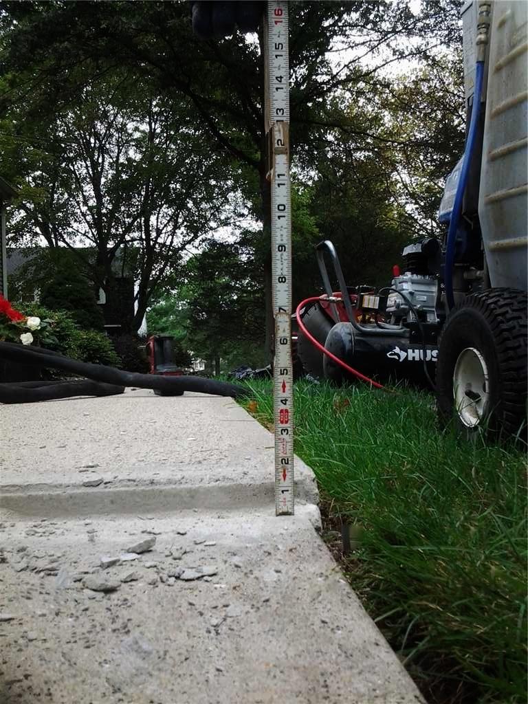 Concrete Lifting and Leveling Stairs in Bridgewater Home Now Safe
